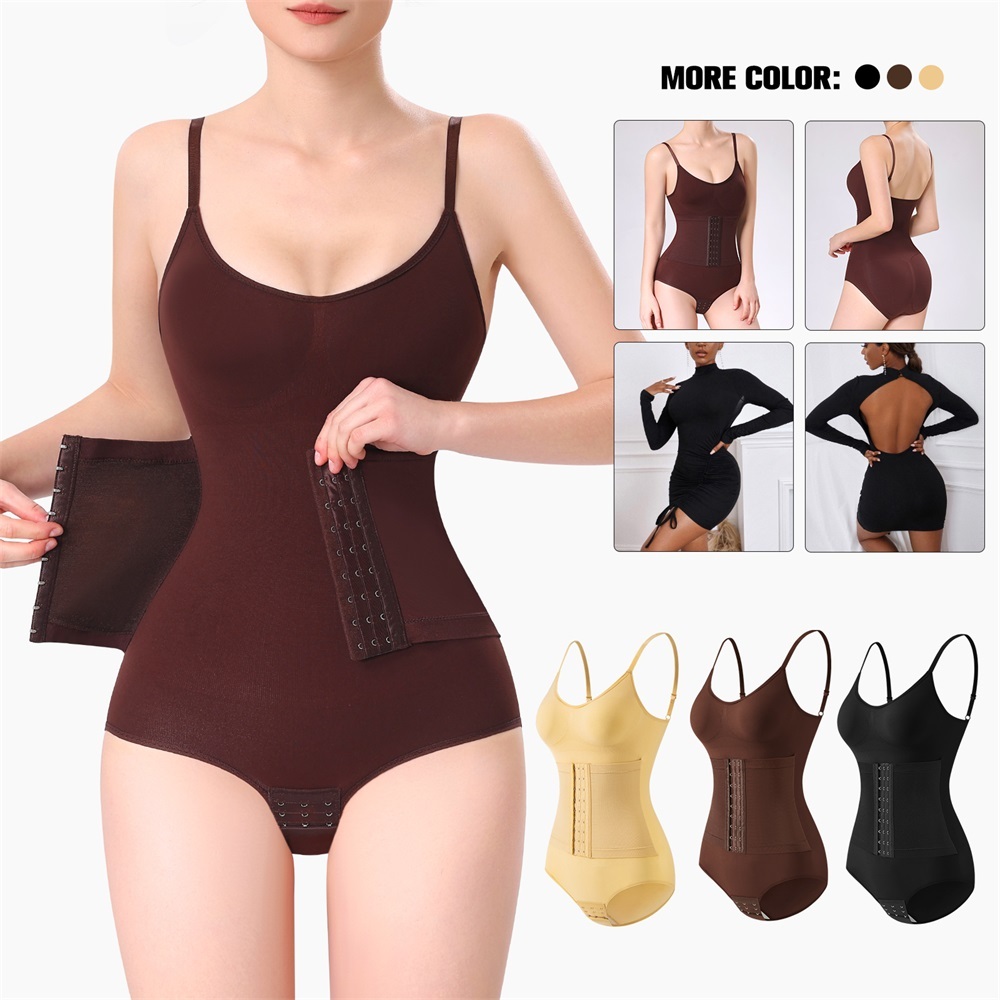 Colombian Backless Seamless Full Body Shaper - Nylon/Spandex 84/16, Grade 3 Pressure, Snatched Waist, Tummy Control, ISO Certified, OEM/ODM,Misthin Factory,Snatched Waist Trainer Tummy Control One Piece Full Body Shaper Colombian Tight Backless Seamless Bodysuit Shapewear for Women