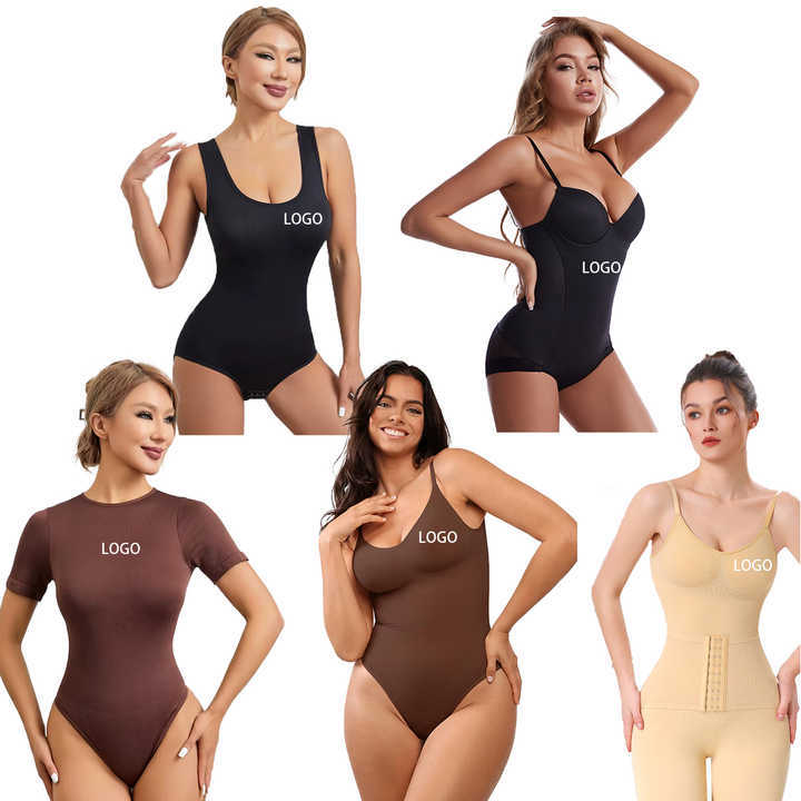 Customizable Seamless Tummy Control Full Body Jumpsuit -Backless Design, Cool Colors Available OEM/ODM,Misthin Factory,Custom Woman Seamless Tummy Control Full Body Suit Shaper Jumpsuit Women Backless Cool Colors Bodysuit Slimming Thong Shapewear