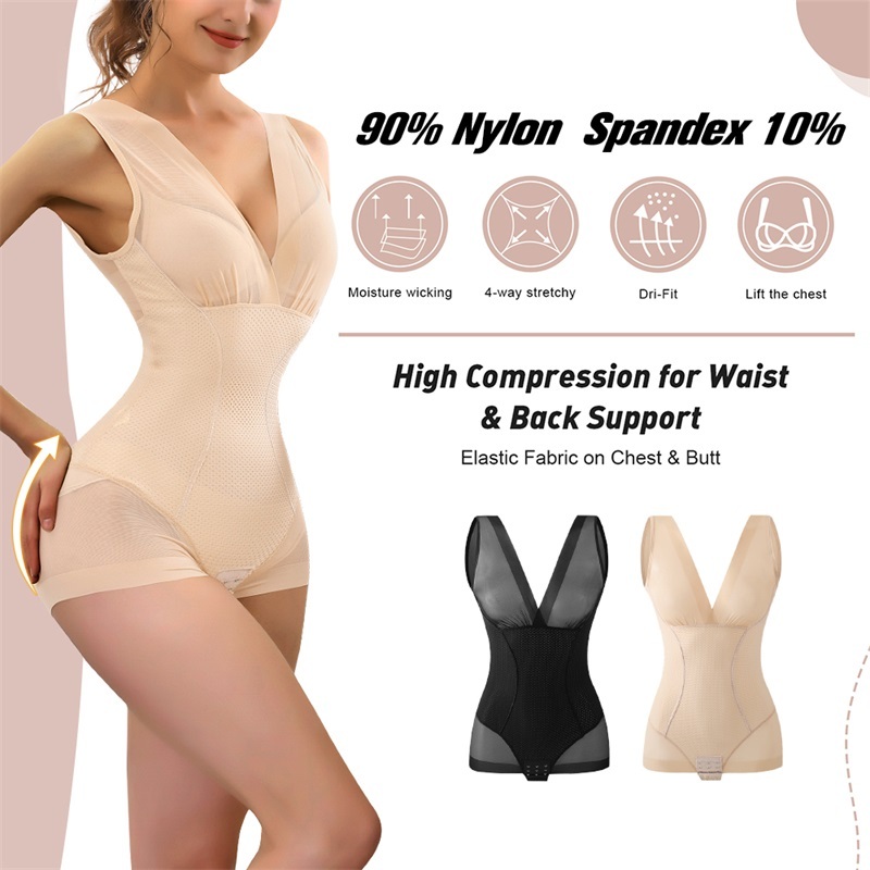 High Compression Body Shaper with Bra | Seamless Tummy Control Bodysuit for Plus Size | Misthin OEM/ODM Comfort Tech,Misthin Factory,High Compression Body Shaper with Bra | Seamless Tummy Control Bodysuit for Plus Size | Misthin OEM/ODM Comfort Tech