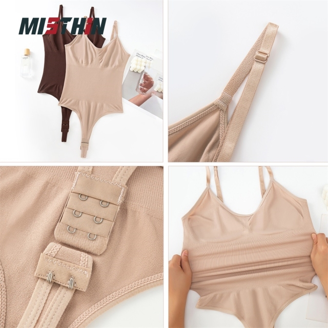 Customizable Women's Tummy Control Seamless Bodysuit - Nylon/Spandex 70/30, Grade 2 Pressure, ISO Certified, OEM/ODM,Misthin Factory,Customizable Women's Tummy Control Seamless Bodysuit - Nylon/Spandex 70/30, Grade 2 Pressure, ISO Certified, OEM/ODM