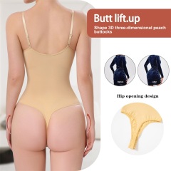 Waisted Slimming Thong Bodysuit with Gridles - Nylon/Spandex 82/18, Grade 2 Pressure, Seamless Waist Trainer, Lower Belly Fat Shaping, ISO Certified, OEM/ODM,Misthin Factory,Waisted Slimming Thong Bodysuit with Gridles - Nylon/Spandex 82/18, Grade 2 Pressure, Seamless Waist Trainer, Lower Belly Fat Shaping, ISO Certified, OEM/ODM