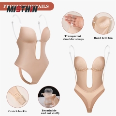 Custom Full Body Backless Bra Bodysuit - Nylon/Spandex 75/25, Grade 3 Pressure, Backless, V - neck, Butt Lifter, Corset design, Belly Tummy Control, Waist Trainer, ISO Certified, OEM/ODM,Misthin Factory,Custom Full Body Backless Bra Bodysuit - Nylon/Spandex 75/25, Grade 3 Pressure, Backless, V - neck, Butt Lifter, Corset design, Belly Tummy Control, Waist Trainer, ISO Certified, OEM/ODM