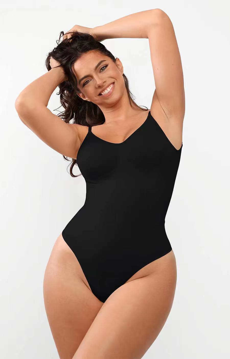 Backless Seamless Full - Body Shaping Bodysuit with Thong - Nylon/Spandex 83/17, Grade 2 Pressure, Low Back, Tummy Control, ISO Certified, OEM/ODM,Misthin Factory,Backless Seamless Full - Body Shaping Bodysuit with Thong - Nylon/Spandex 83/17, Grade 2 Pressure, Low Back, Tummy Control, ISO Certified, OEM/ODM