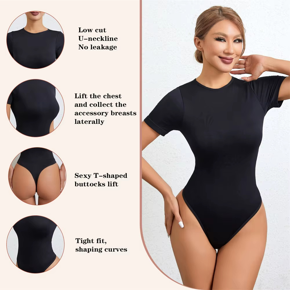 MISTHIN Comfort-Tech Sleeveless Bodysuit | Patented 7D Sculpting Shaper with Seamless Zero-Pressure Memory Yarn (Wholesale/OEM),Misthin Factory,Hot Selling Seamless Black Sleeveless Sculpting Slimming Verified Supplier Body Shaper Shapewear Bodysuit for Women