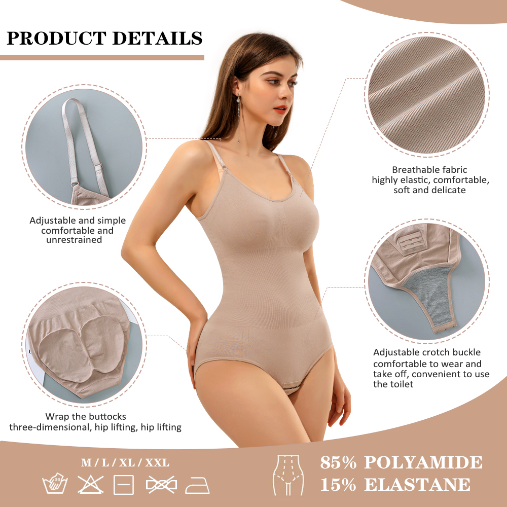 MISTHIN Comfort-Tech Seamless Bodysuit | High-Compression Tummy Control Shaper with Intelligent Zoned Pressure (Wholesale/OEM),Misthin Factory,MISTHIN Comfort-Tech Seamless Bodysuit | High-Compression Tummy Control Shaper with Intelligent Zoned Pressure (Wholesale/OEM)