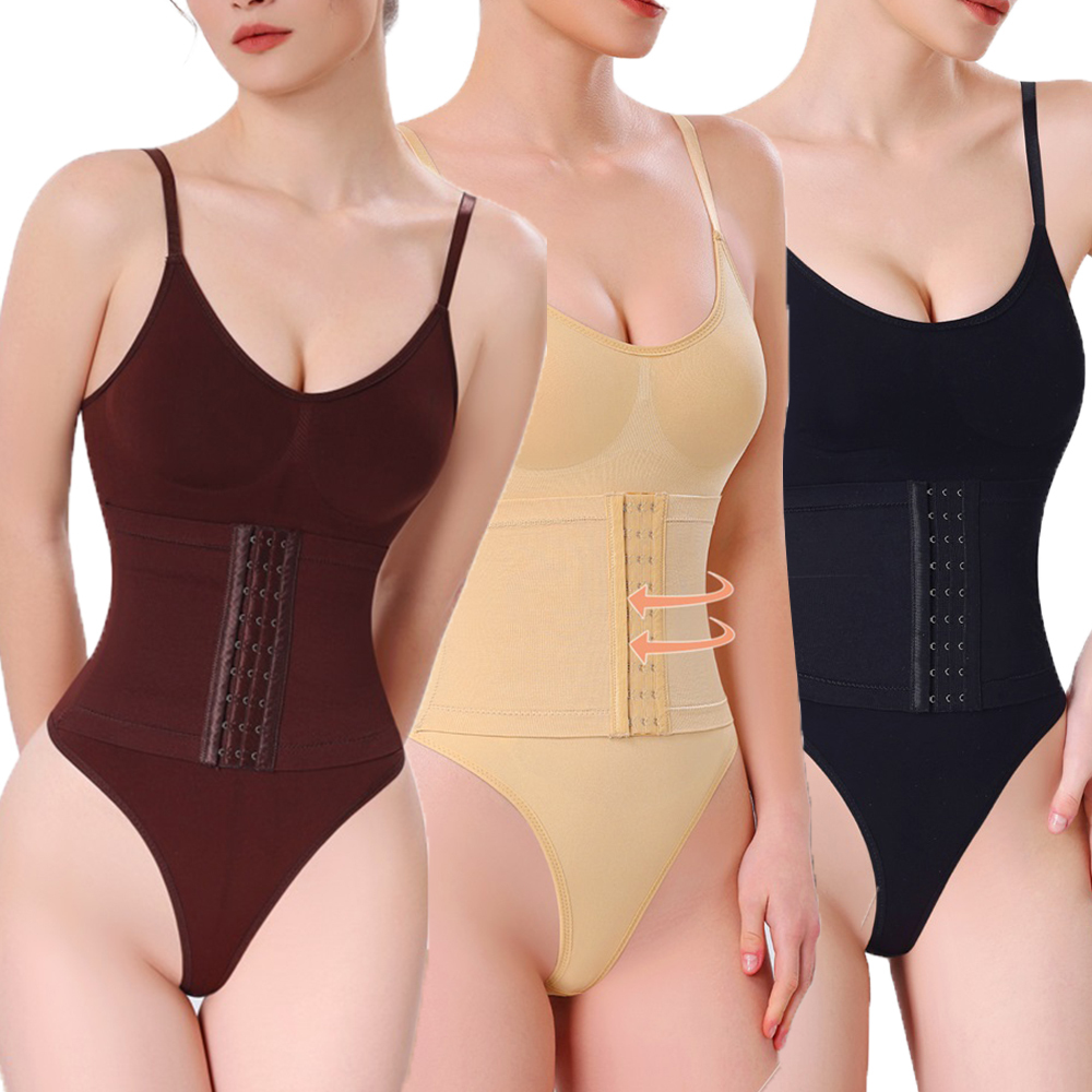 Waisted Slimming Thong Bodysuit with Gridles - Nylon/Spandex 82/18, Grade 2 Pressure, Seamless Waist Trainer, Lower Belly Fat Shaping, ISO Certified, OEM/ODM,Misthin Factory,Waisted Slimming Thong Bodysuit with Gridles - Nylon/Spandex 82/18, Grade 2 Pressure, Seamless Waist Trainer, Lower Belly Fat Shaping, ISO Certified, OEM/ODM