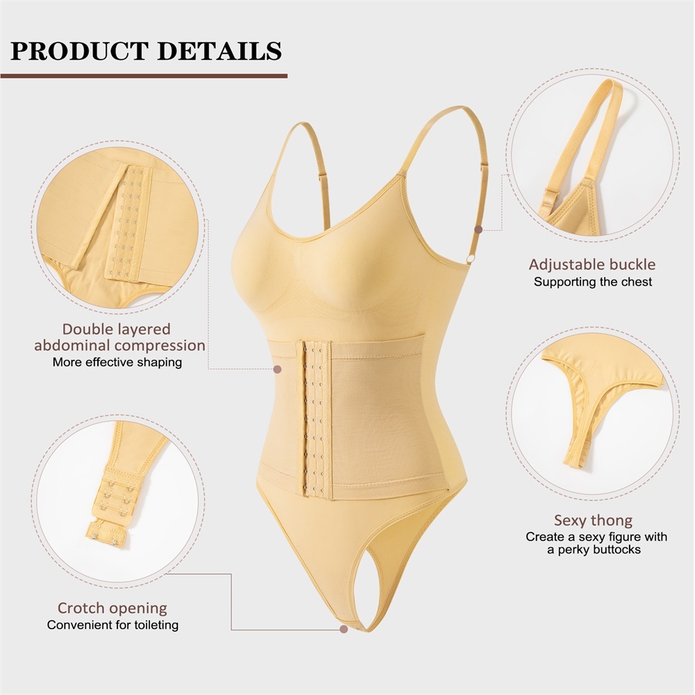 Waisted Slimming Thong Bodysuit with Gridles - Nylon/Spandex 82/18, Grade 2 Pressure, Seamless Waist Trainer, Lower Belly Fat Shaping, ISO Certified, OEM/ODM,Misthin Factory,Waisted Slimming Thong Bodysuit with Gridles - Nylon/Spandex 82/18, Grade 2 Pressure, Seamless Waist Trainer, Lower Belly Fat Shaping, ISO Certified, OEM/ODM