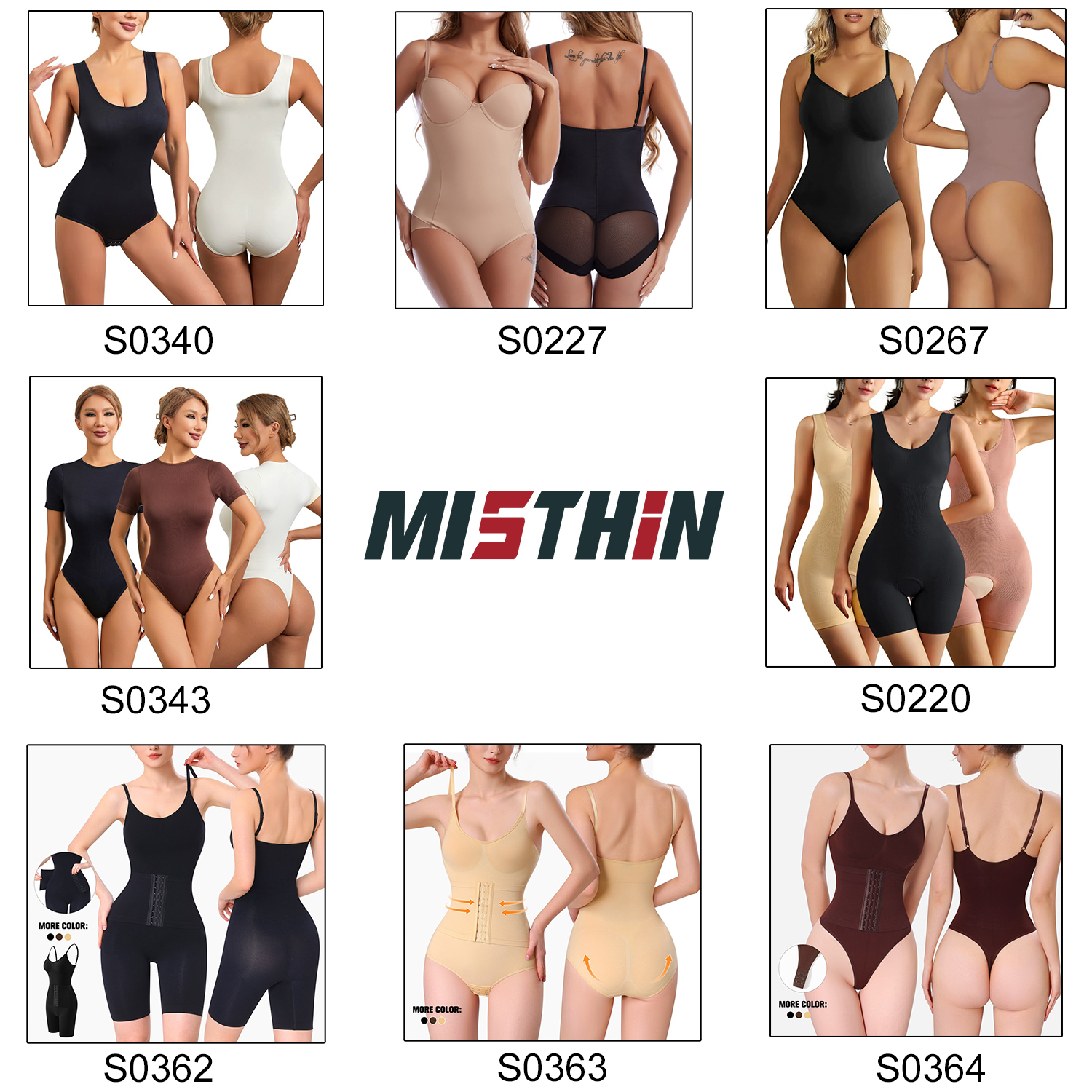 Customizable Full - Body Shaper with Logo - Nylon/Spandex 83/17, High Compression (Grade 3), Colombian - style, Slimming, Tummy Control, ISO Certified, OEM/ODM,Misthin Factory,Customizable Full - Body Shaper with Logo - Nylon/Spandex 83/17, High Compression (Grade 3), Colombian - style, Slimming, Tummy Control, ISO Certified, OEM/ODM