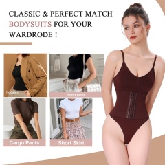 Waisted Slimming Thong Bodysuit with Gridles - Nylon/Spandex 82/18, Grade 2 Pressure, Seamless Waist Trainer, Lower Belly Fat Shaping, ISO Certified, OEM/ODM,Misthin Factory,Waisted Slimming Thong Bodysuit with Gridles - Nylon/Spandex 82/18, Grade 2 Pressure, Seamless Waist Trainer, Lower Belly Fat Shaping, ISO Certified, OEM/ODM