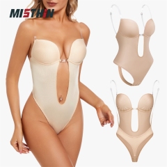 Wholesale Full Body Backless Bra Bodysuit - Nylon/Spandex 80/20, Grade 3 Pressure, Seamless, V - neck, Butt Lifter, Belly Tummy Control, Waist Trainer,Misthin Factory,Wholesale Full Body Backless Bra Bodysuit - Nylon/Spandex 80/20, Grade 3 Pressure, Seamless, V - neck, Butt Lifter, Belly Tummy Control, Waist Trainer