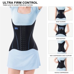 Custom Hourglass Waist Trainer Belt Firm Compression Waist Cincher Shaper Women Tummy Control Sheath,Misthin Factory,23 Steel Bones  Hourglass Waist Trainer Belt Firm Compression Waist Cincher Shaper Women Tummy Control Sheath