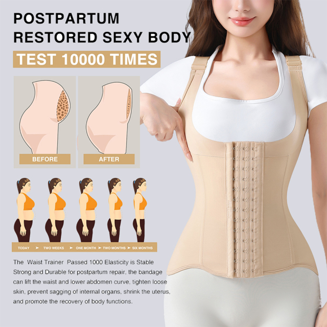 Postpartum Faja Colombianas Waist Trainer Vest Corset Girdles for Women,Misthin Factory,Waist Cinchers Slimming Hourglass Girdle Waistband Postpartum Faha Colombianas Waist Trainer Vest Corset Belt Girdles for Women
