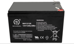Replacement 12V 12AH VRLA Battery (F2 Terminals) – Sealed Lead Acid Reliable Power for Security & for Ride-On Toys, Alarm Systems & UPS Backup