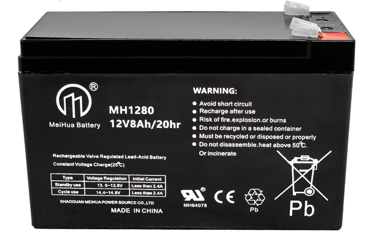 Replacement 12V 8AH VRLA Battery (F2 Terminals) – Sealed Lead Acid Reliable Power for Security & for Ride-On Toys, Alarm Systems & UPS Backup