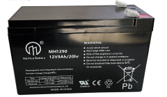 Replacement 12V 9AH VRLA Battery (F2 Terminals) – Sealed Lead Acid Reliable Power for Security & for Ride-On Toys, Alarm Systems & UPS Backup