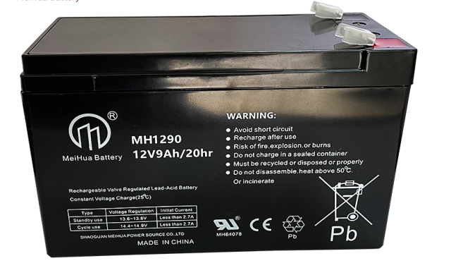 Replacement 12V 9AH VRLA Battery (F2 Terminals) – Sealed Lead Acid Reliable Power for Security & for Ride-On Toys, Alarm Systems & UPS Backup