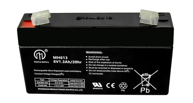 Replacement 6V 1.3AH VRLA Battery (F1 Terminals) – Sealed Lead Acid Reliable Power for Security & for Ride-On Toys, Alarm Systems & UPS Backup