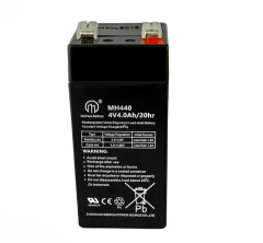 Replacement 4V 4AH VRLA Battery (F1 Terminals) – Sealed Lead Acid Reliable Power for Security & for Ride-On Toys, Alarm Systems & UPS Backup