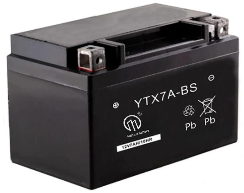 Motorcycle Battery YTX7A-BS Maintenance free AGM battery