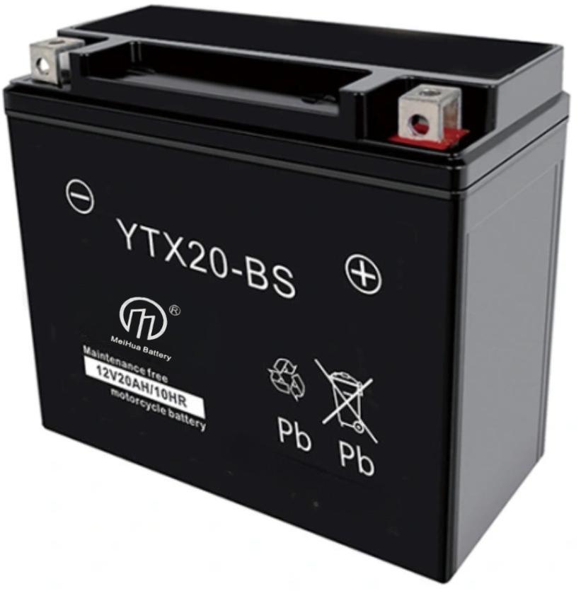 Motorcycle Battery YTX20-BS Maintenance free AGM battery