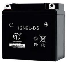 Motorcycle Battery 12N9L-BS Maintenance free AGM battery