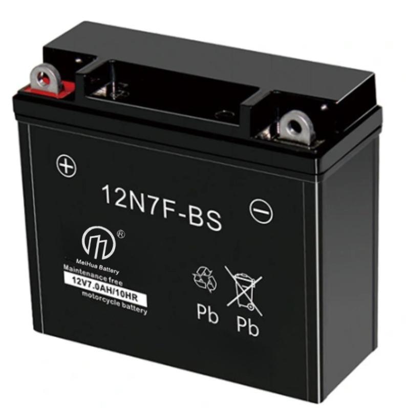 Motorcycle Battery 12N7F-BS Maintenance free AGM battery