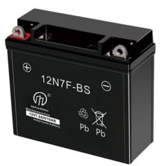 Motorcycle Battery 12N7F-BS Maintenance free AGM battery