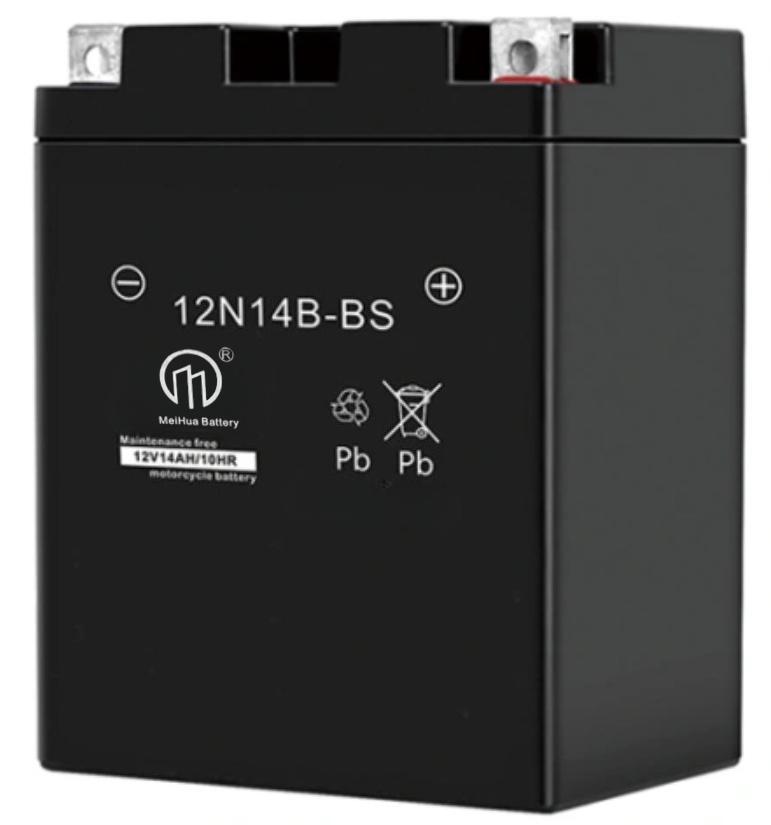 Motorcycle Battery 12N14B-BS Maintenance free AGM battery