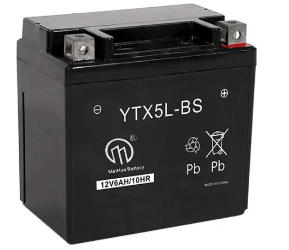 Motorcycle Battery YTX5L-BS Maintenance free AGM battery