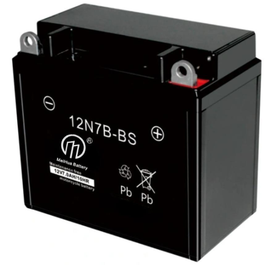 Motorcycle Battery 12N7B-BS Maintenance free AGM battery