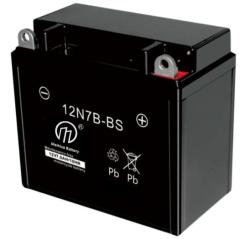 Motorcycle Battery 12N7B-BS Maintenance free AGM battery