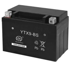 Motorcycle Battery YTX9-BS Maintenance free AGM battery