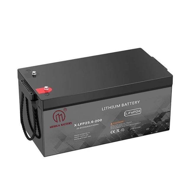 24v LiFePO4 Battery 25.6V 200AH