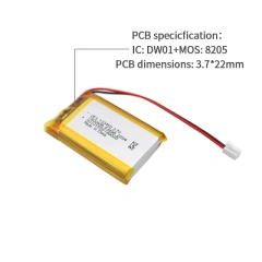 3.7V 1800mAh Lithium Polymer Battery