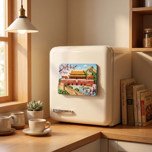 3D Metal Crafts Custom refrigerator magnets