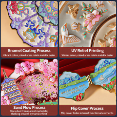 Customizable refrigerator magnets, popular tourist attraction souvenirs, magnetic refrigerator magnets