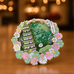 Customized metal painted graphic 3D magnets for refrigerators and tourist souvenirs