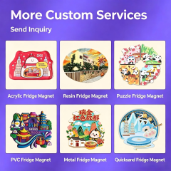 Metal refrigerator magnets - Customized cultural and creative souvenirs for tourist attractions - Customized enterprises - Museum promotional refrigerator magnets - Production of refrigerator magnets