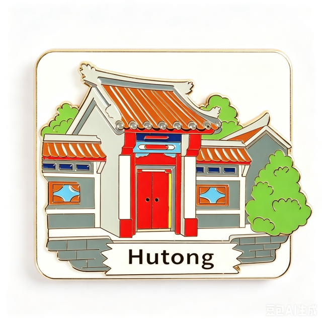 Metal refrigerator custom scenic area museum anodized refrigerator sticker customization urban creative flowing sand refrigerator sticker