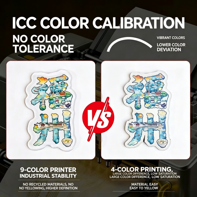 Customized refrigerator magnets with acrylic drop-glue resin for creating 3D magnetic artistic and creative logo photos for DIY commemorative purposes.
