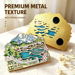 Metal refrigerator stickers - Customized corporate gifts and souvenirs - Custom metal magnetic refrigerator stickers