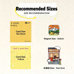 Acrylic city refrigerator magnets - Customized city memories - Tourist attraction cultural and creative souvenirs - DIY gifts
