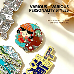 Metal refrigerator stickers - Customized corporate gifts and souvenirs - Custom metal magnetic refrigerator stickers