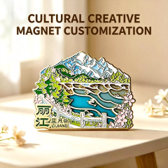 Metal refrigerator stickers - Customized corporate gifts and souvenirs - Custom metal magnetic refrigerator stickers