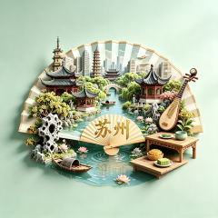 Garden tourism cultural products - scenic spots in various cities - ceramic relief fridge magnets that can be customized