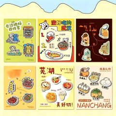 Custom 3D Acrylic Magnetic Decorative Stickers for Restaurants, Souvenirs, and Tourist Attractions