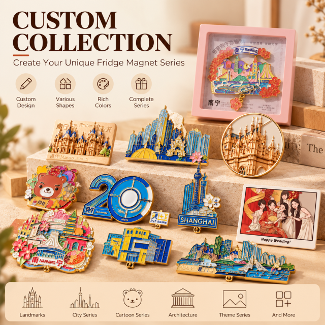 Custom Fridge Magnet Collections for Retail & Gift Shops | Wholesale & Private Label