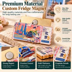 Custom Metal Fridge Magnets | Embossed Logo Magnets Manufacturer