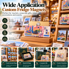 Custom Metal Fridge Magnets | Embossed Logo Magnets Manufacturer