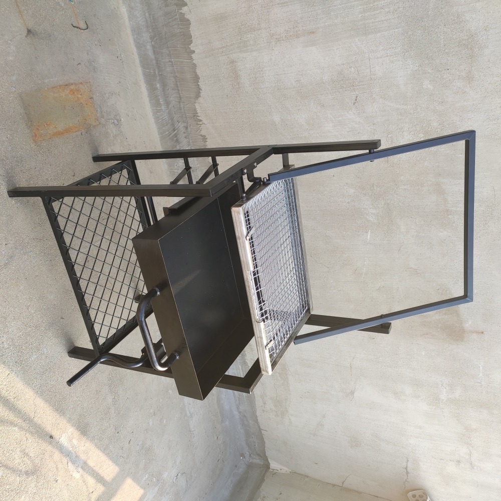 Rotating BBQ Turning Easy Net Flip Grill Basket